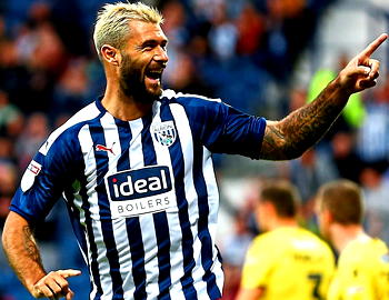Charlie Austin double sends West Brom top of Championship