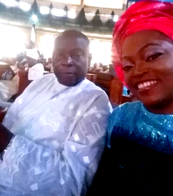 Movie producer, Funke Akindele loses dad