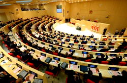 Foul smell interrupts Georgia parliament session