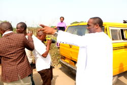 Lagos Dep Gov apprehends commercial drivers for driving against traffic