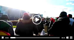 Video: Spanish policemen preventing IPOB members from attacking Amaechi