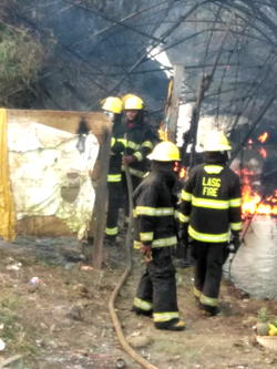 Fire Service rescues one from fire disaster, while 2 others injured in Lagos