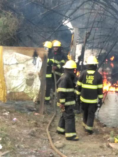 Fire Service rescues one from fire disaster, while 2 others injured in Lagos