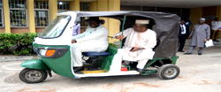 PTI Student constructs electric powered Tricycle