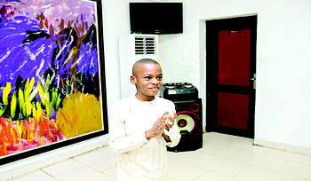 When 10-year-old Kanyechukwu had solo exhibition