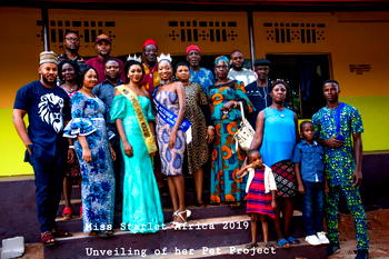 Miss Starlet Africa 2019 donates materials, renovates Enugwu-Ukwu General Hospital