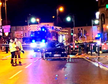 Car explodes in powerful blast as driver lit cigarette while driving