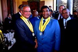 Mauritius installs ex-culture minister as president