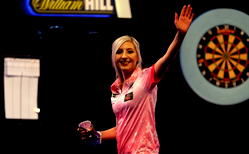 Sherrock makes history for women at world darts championship