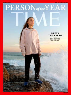 Teenage climate activist Greta Thunberg named Time ‘person of the year’