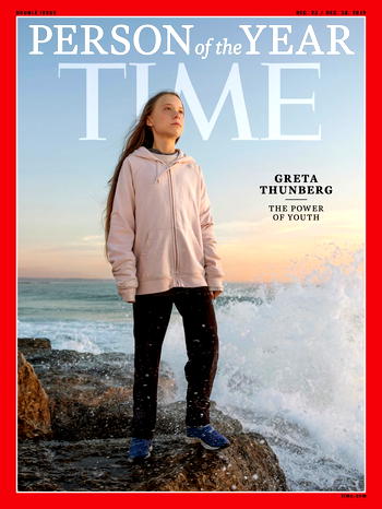 Teenage climate activist Greta Thunberg named Time ‘person of the year’
