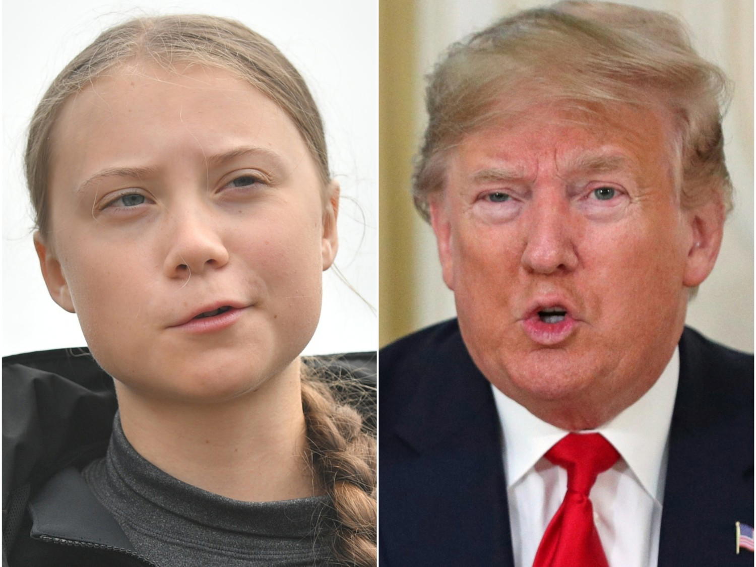Trump, Greta Thunberg