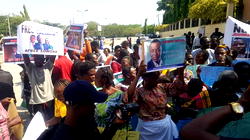 Women storm court, protest half-naked over Sowore’s continued detention