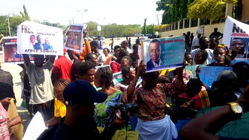 Women storm court, protest half-naked over Sowore’s continued detention
