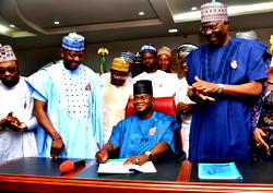 Breaking: Kogi Governor signs N176bn 2020 budget into Law