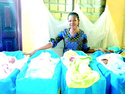 Woman delivers ‘Miracle’ quadruplets despite major surgeries