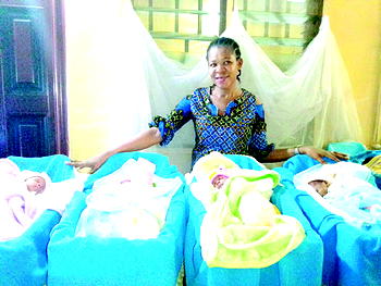 Woman delivers ‘Miracle’ quadruplets despite major surgeries