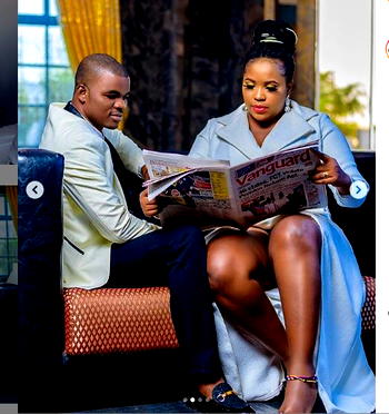 Actress Chioma Chijioke celebrates wedding anniversary with Vanguard copy