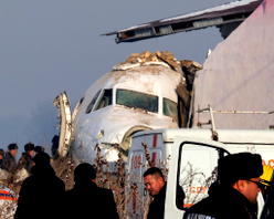At least 15 dead after plane carrying 98 people crashes in Kazakhstan