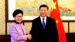 China’s Xi vows support for Hong Kong leader during ‘most difficult’ time
