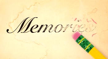 Memory of his dead wife is all over the place
