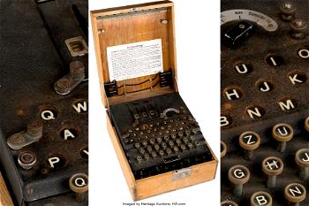 Nazi Enigma encryption machine sells for $106,250 at auction