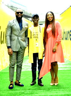 Nigerian Stars, Dakore Egbuson-Akande and Praiz, Praise MTN’s First One Day Kid-CEO