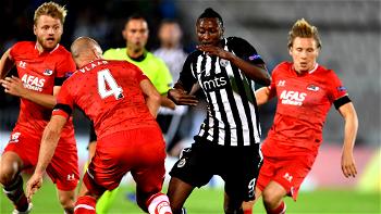Sadiq Umar scores 11th league goal of the season in Partizan win