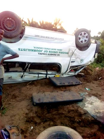 Four staff of A-Ibom Newspapers dead, others injured in fatal accident