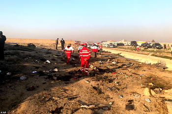 Ukrainian Airlines Boeing 737 with 170 aboard crashes in Tehran hours after Iran’s attack