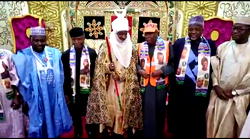 Ganduje, Emir Sanusi unite as Osinbajo visits Kano
