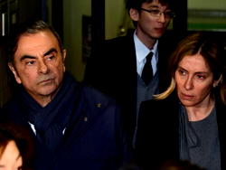 Japan issues arrest warrant for Ghosn’s wife, looks for ways to bring him back