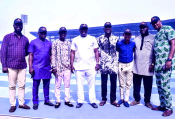 Okowa elated as Onovughakpo leads Basement Africa management on visit
