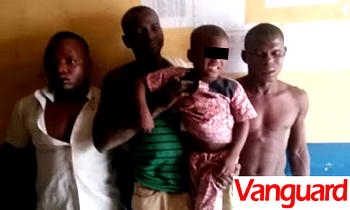 Police arrest 3 men for allegedly abducting 4-year-old child in Ogun