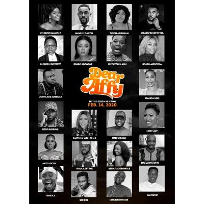 Nollywood’s sexiest romantic comedy movie, Dear Affy, presents male cast