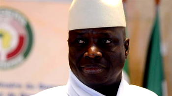 Gambian government warns Jammeh not to return home