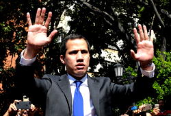 Venezuela’s Guaido gains access to parliament speaker’s seat