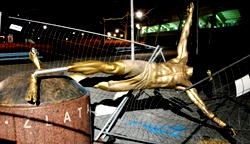 Ibrahimovic statue vandalised again