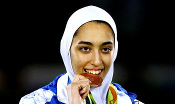 Iran’s only female Olympic medalist quits country