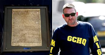 British man found guilty of trying to steal Magna Carta