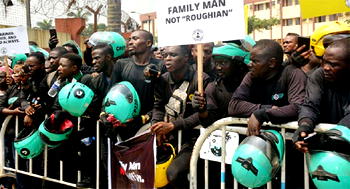 Okada riders poise for war in Lagos
