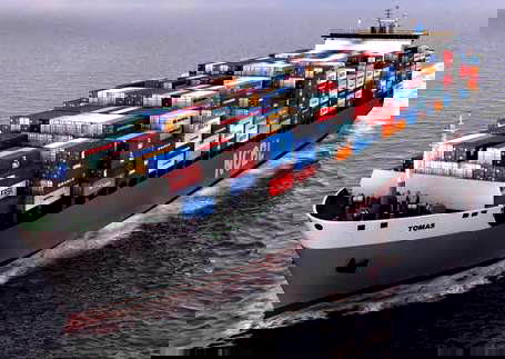 Suspected Cargo Ship discharging in Delta private port without crew observing self quarantine