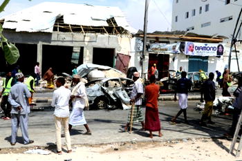 Four killed in car bombing near Somalia parliament