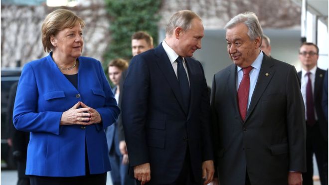 Libya civil war: World leaders committed to peace, UN chief says
