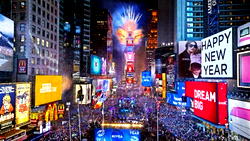 The beat goes on: fireworks, smoke and tear gas start new decade