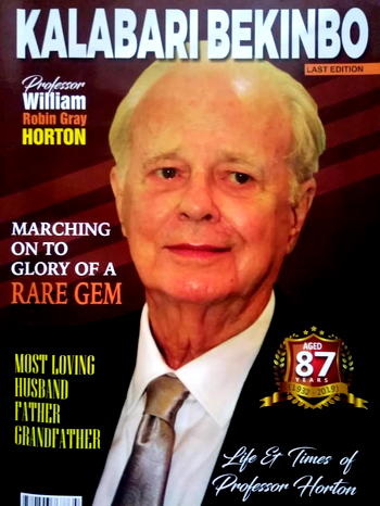 We laid our dear Alabo (Prof) Robin Wg Horton to rest (1932-2019)
