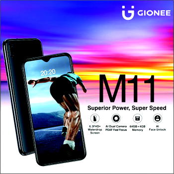 Gionee unveils M11 mobile phone series