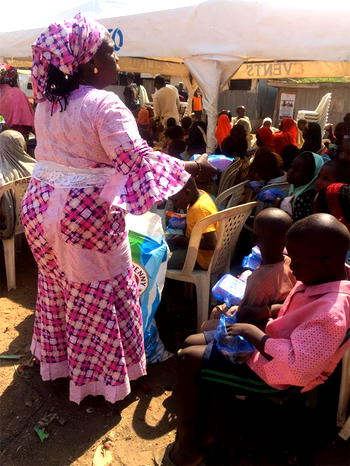 Tatafonaija CEO feeds 1100 children in Abuja IDP camp