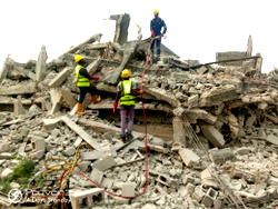 One escapes death as uncompleted three storey building collapses in Lagos