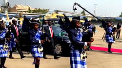 Video: Buhari attends induction of Nigerian Air Force new combat helicopters